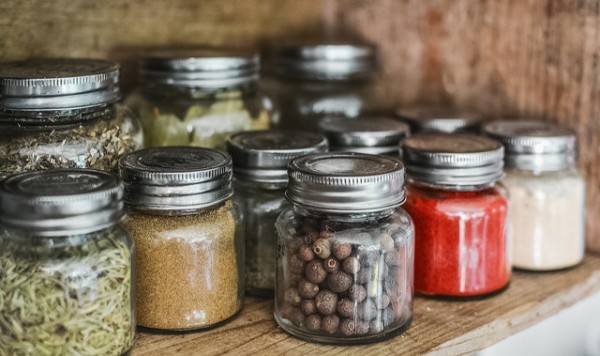 Herb bottles 