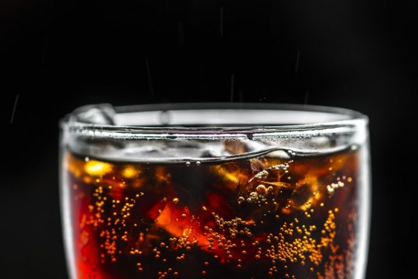 An image of a soda such as pepsi that represents one of the most toxic foods.
