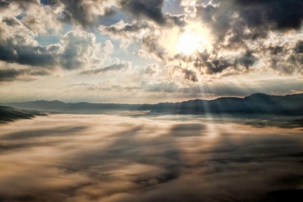 An image of a sky with light coming through the clouds to talk about how hope is for everyone.